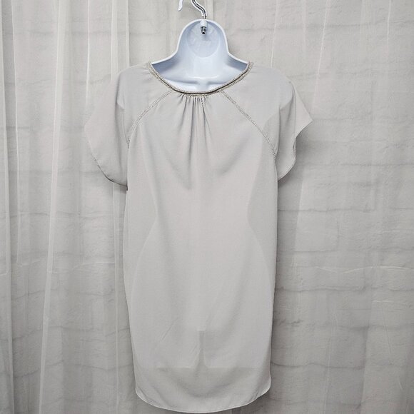 Simply Vera Vera Wang Tee Gray Sheer Mesh Whimsigoth Fairy Twee M - Picture 5 of 11